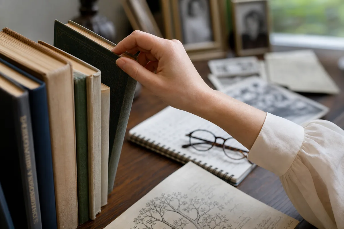 Les meilleurs livres sur la psychogénéalogie choisis pour toi Page annotée d'un livre sur les loyautés familiales, avec des notes manuscrites au crayon dans la marge