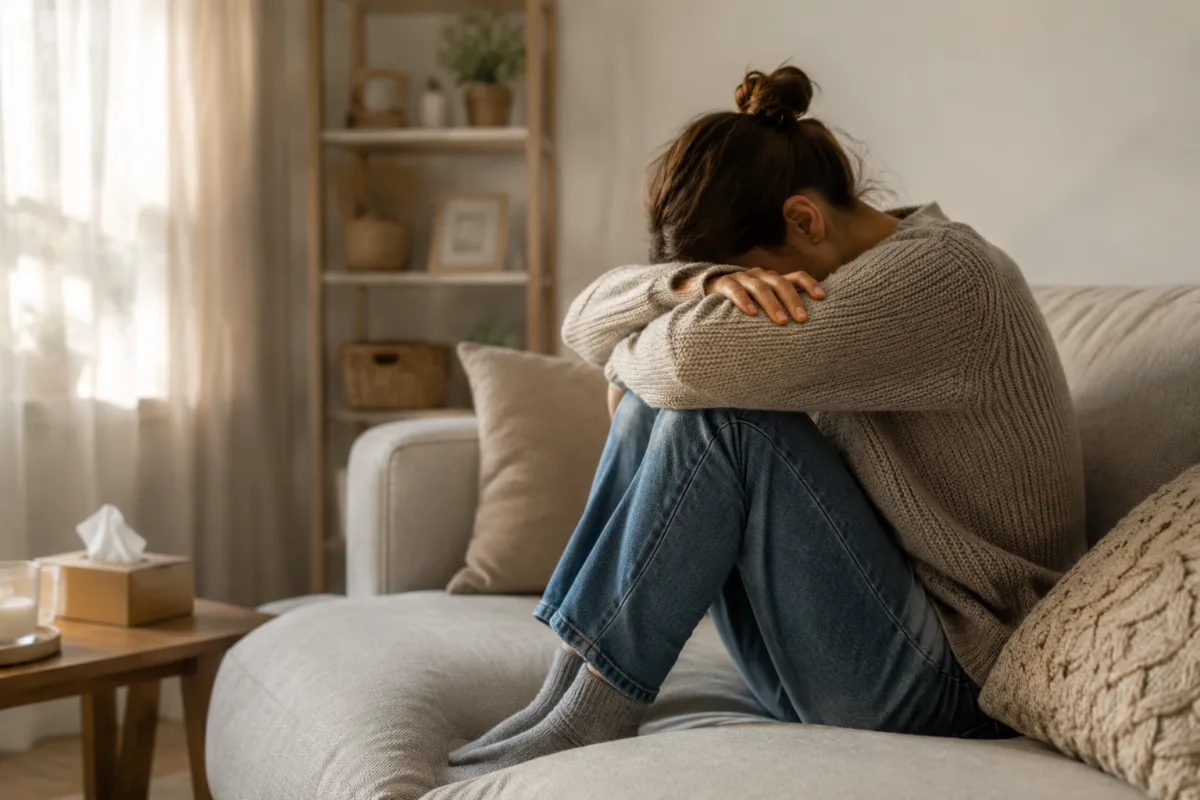 Symptômes d&rsquo;un deuil non fait : ce que ton corps et ta tête tentent de te dire